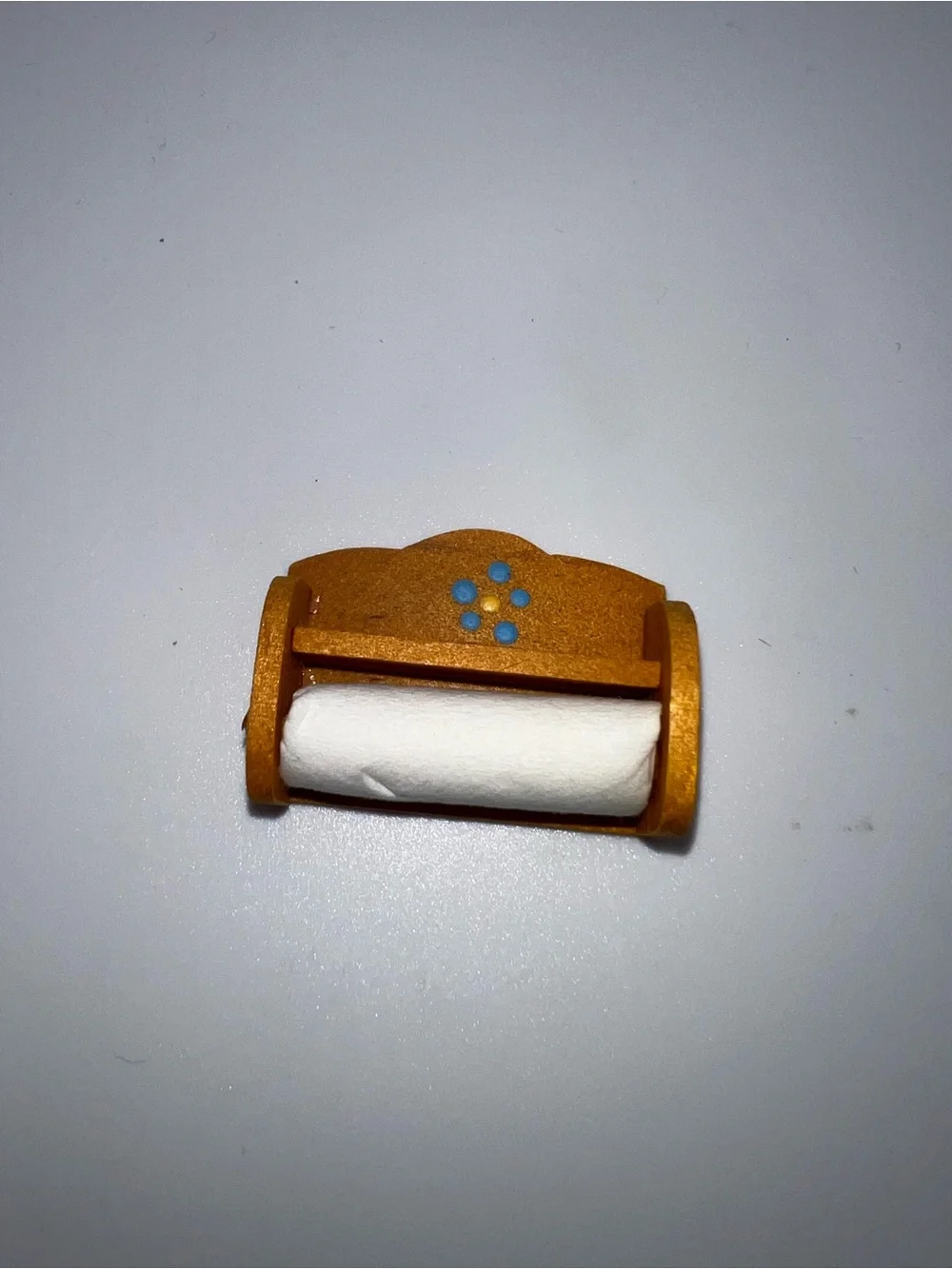 Miniature Wooden Paper Towel Holder